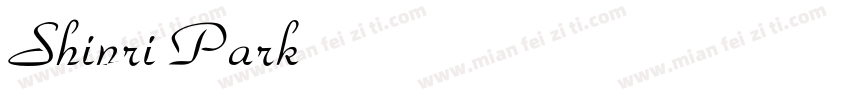 Shinri Park字体转换
